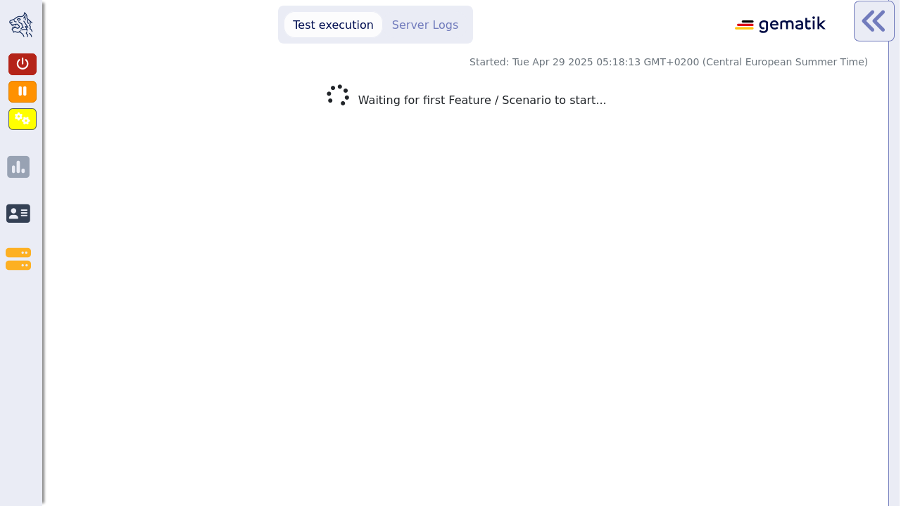 workflow UI with action buttons and gears icon highlighted