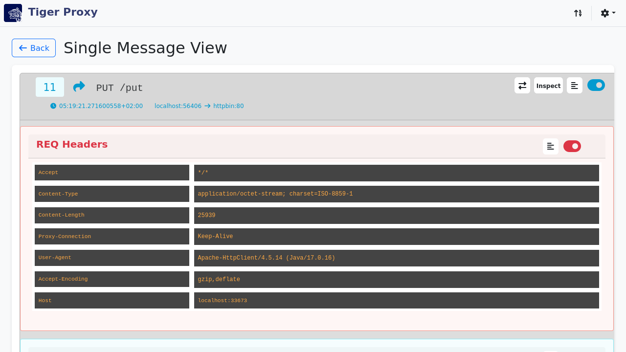 webui single message page